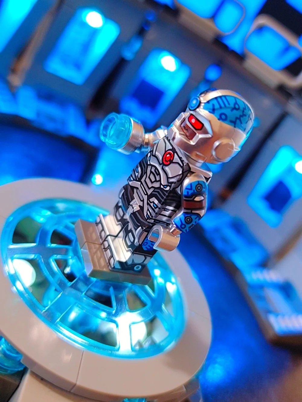 Cyborg Minifigure Lego Compatible